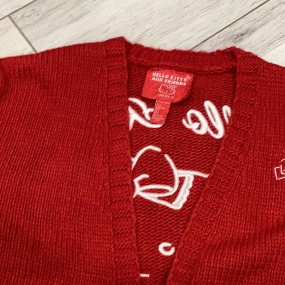 Red Women's Sweater - Picture 2 of 4